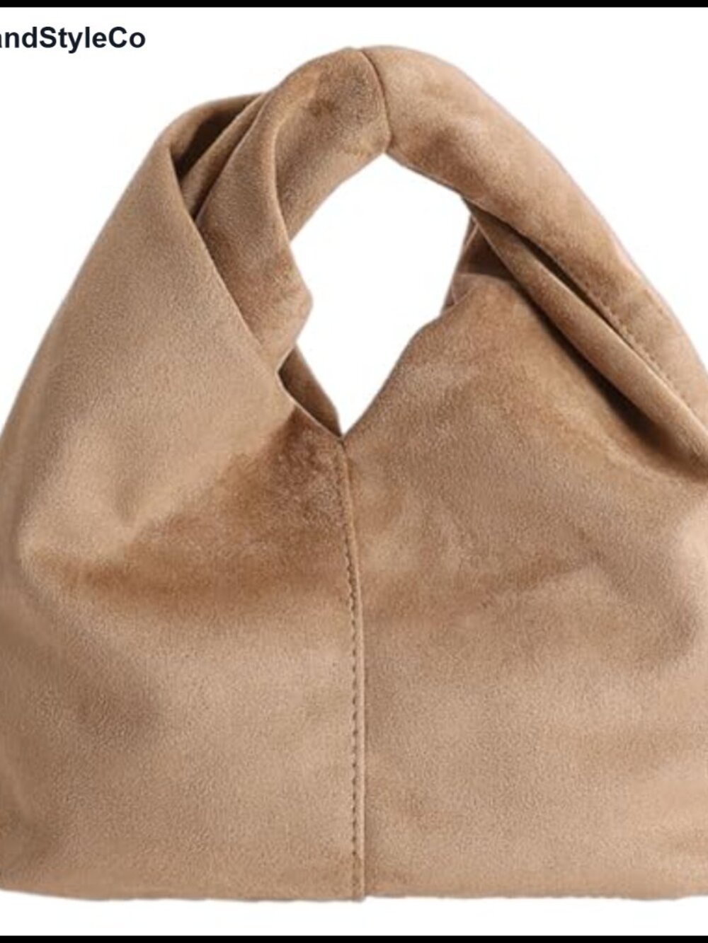 Slouchy Suede Crescent Shoulder Bag Women Hobo Purse
